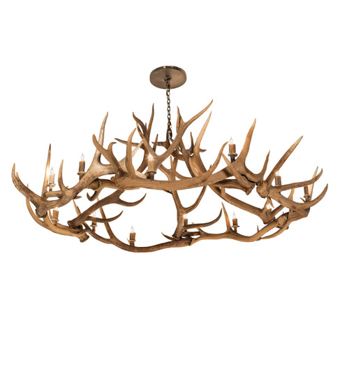 Antlers 12 Light Chandelier in Antique Copper (57|212271)