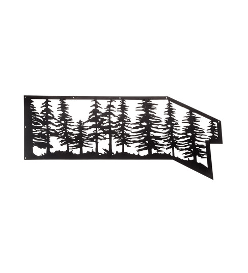 Tall Pines Front Step Railing in Solar Black (57|211869)