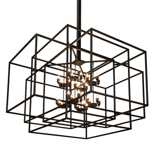 Kitzi Box 32 Light Pendant in Textured Black (57|211638)