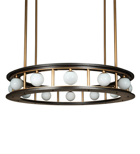 Reginald LED Pendant in Gold Matte And Weathered Brass (57|211593)