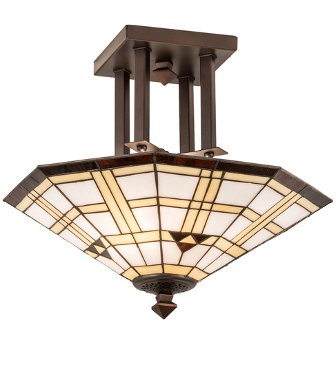 Arrowhead Two Light Flushmount in Mahogany Bronze (57|210967)