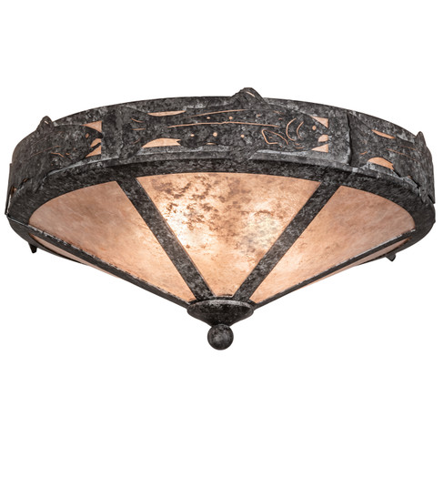 Rainbow Trout Two Light Flushmount in Graphite Pewter (57|210574)