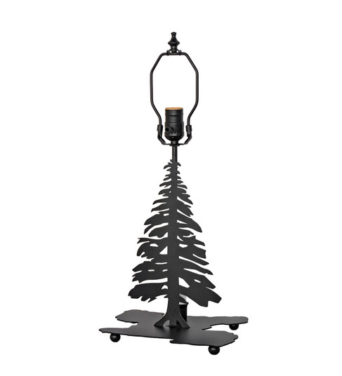Tall Pines Two Light Table Base in Textured Black (57|20491)