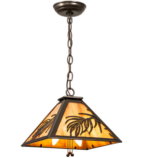 Pine Needle Three Light Pendant in Ext Oil Rubbed Bronze (57|204754)