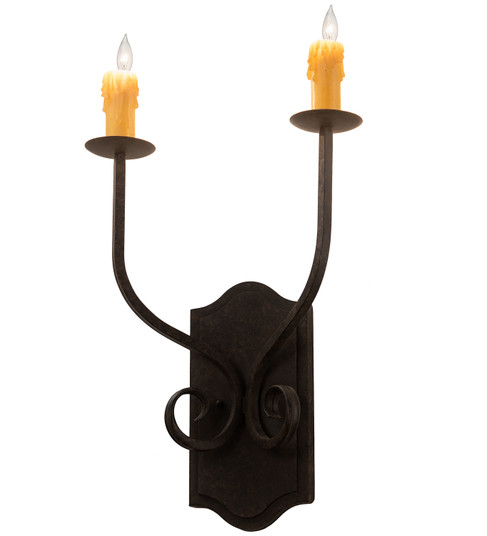 Samuel Two Light Wall Sconce in Coffee Bean (57|204028)