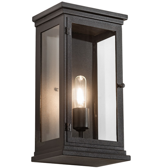 Whitman One Light Wall Sconce in Black Metal,Wrought Iron (57|202673)