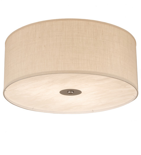 Cilindro Three Light Flushmount in Nickel Powder Coat (57|202440)