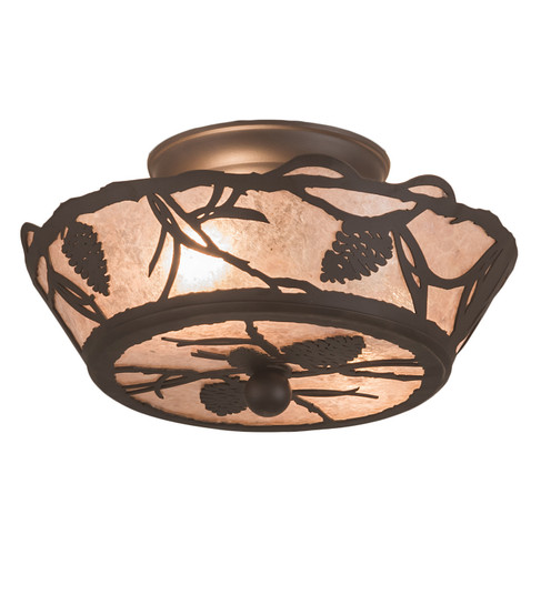 Whispering Pines Two Light Flushmount in Oil Rubbed Bronze (57|201814)