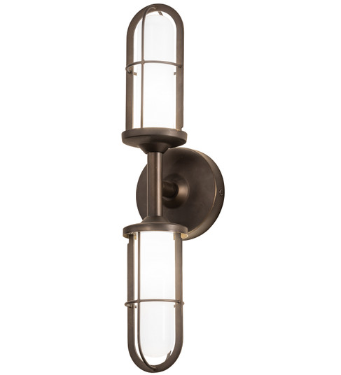 Jaula LED Wall Sconce in Weathered Brass (57|200671)