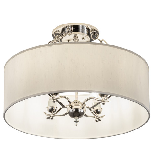 Cilindro Four Light Semi-Flushmount in Polished Nickel (57|200594)