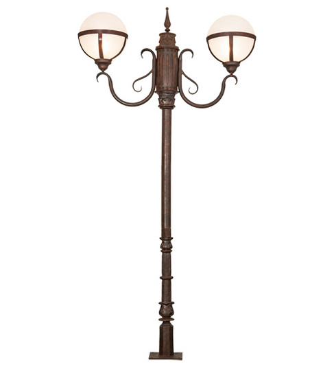 Bola Two Light Street Lamp in Rusty Nail (57|200261)