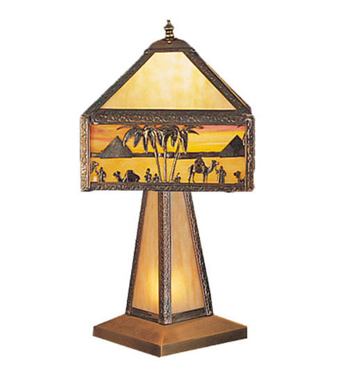 Camel One Light Accent Lamp in Highlighted Craftsman Brown (57|200208)