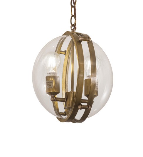 Bola Two Light Pendant in Brass Tint,Crystal (57|200008)
