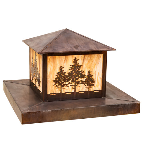 Tamarack Two Light Pier Mount in Vintage Copper (57|199845)