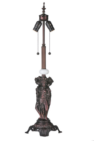 3 Graces Two Light Table Base in Mahogany Bronze (57|19907)