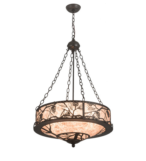 Whispering Pines Six Light Inverted Pendant in Bronze (57|197916)