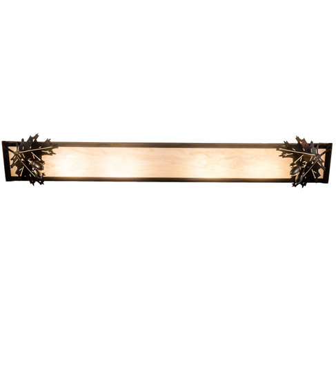 Oak Leaf & Acorn Four Light Vanity in Dark Burnished Antique Copper (57|197417)