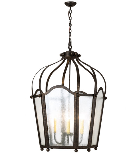 Citadel Six Light Pendant in Golden Bronze (57|197359)