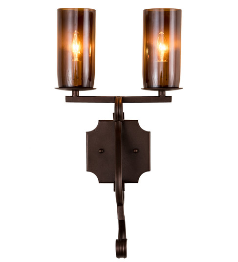 Piero Two Light Wall Sconce in Mahogany Bronze (57|197285)