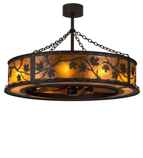 Maple Leaf Eight Light Chandel-Air in Ob/Lok (57|197076)