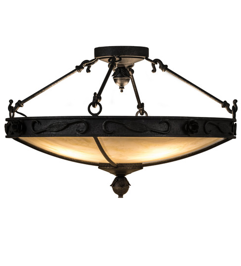 Arabesque Four Light Flushmount in Smoke (57|196691)