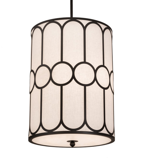 Cilindro Six Light Pendant in Textured Black (57|196023)