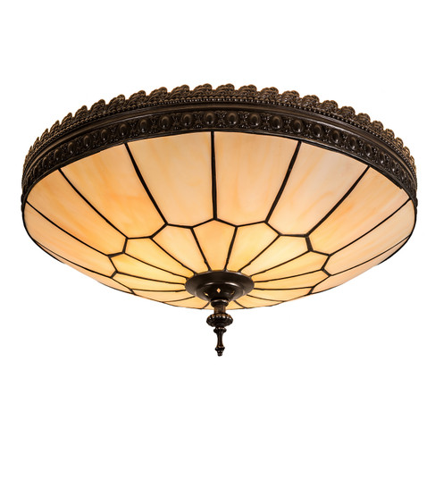 Vincent Three Light Flushmount in Black Metal (57|195578)