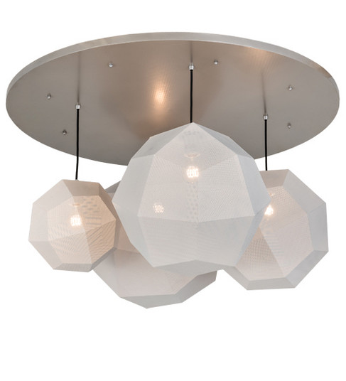 Nidos Four Light Pendant in Nickel (57|195179)