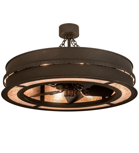 Golden Forge Eight Light Chandel-Air in Dark Roast Oiled Bronze (57|195174)