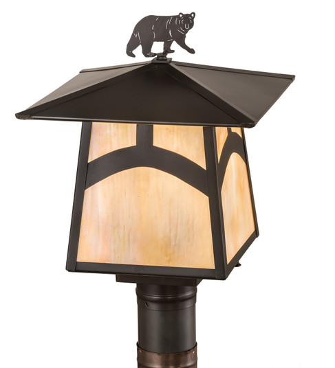 Seneca One Light Post Mount in Craftsman Brown (57|194723)