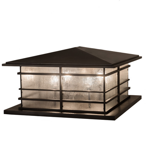 Tea House Four Light Pier Mount in Craftsman Brown (57|193556)