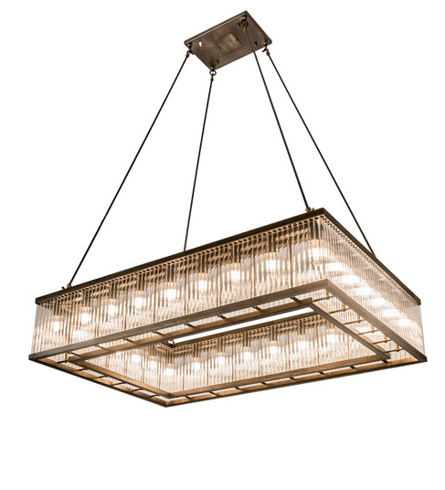Marquee 28 Light Oblong Pendant in Antique Copper (57|192928)