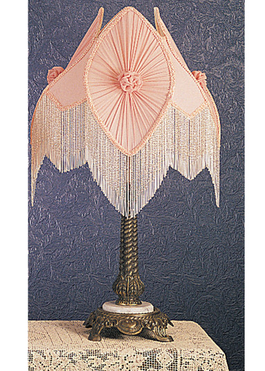 Fabric & Fringe One Light Accent Lamp in Mahogany Bronze (57|19226)