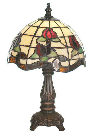 Roseborder One Light Mini Lamp in Mahogany Bronze (57|19189)