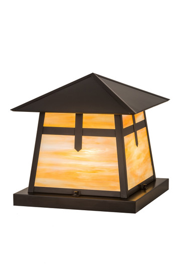 Stillwater One Light Pier Mount in Craftsman Brown (57|190756)