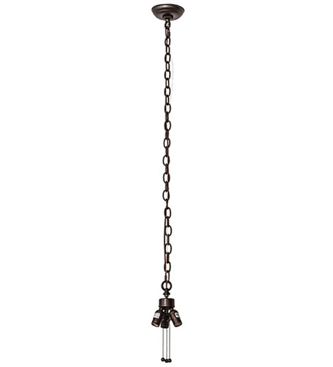 Pendant Hardware Three Light Pendant Hardware in Mahogany Bronze (57|190037)