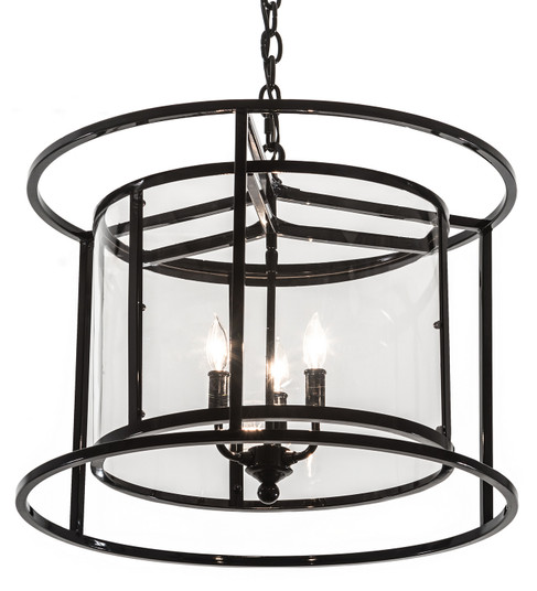Kitzi Three Light Pendant in Mirror Black (57|189001)