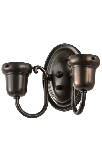 Josephine Two Light Wall Sconce Hardware in Craftsman Brown (57|188441)