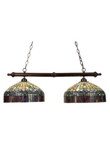 Tiffany Candice Two Light Island Pendant in Antique Copper (57|18841)