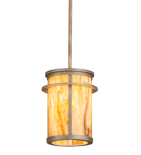 Theron One Light Pendant in Antique Silver (57|187506)