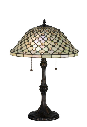 Diamond & Jewel Two Light Table Lamp in Mahogany Bronze (57|18728)