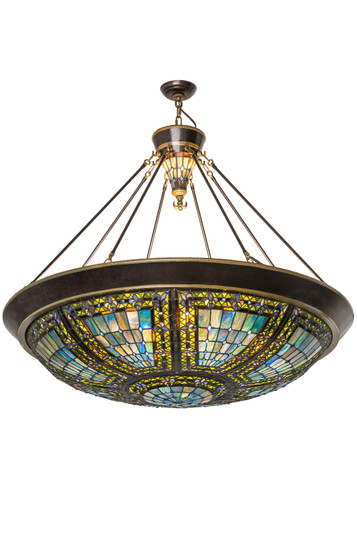 Fleur-De-Lis Ten Light Pendant in Copper Vein & Nu Gold (57|187203)