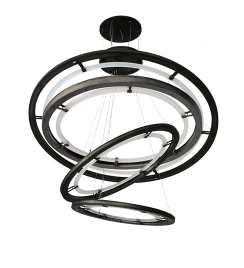 Anillo LED Pendant in Industrial Steel (57|187057)