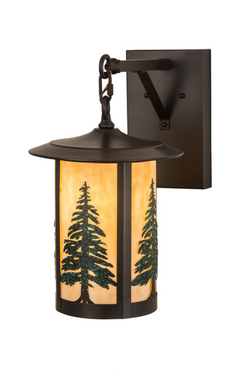 Fulton One Light Wall Sconce in Craftsman Brown/Green Trees (57|186808)