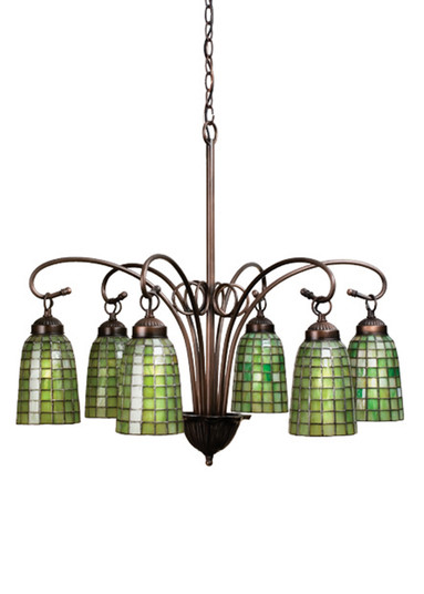 Terra Verde Six Light Chandelier in Antique (57|18649)