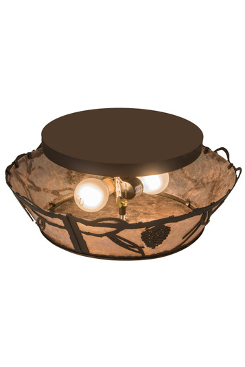 Whispering Pines Two Light Flushmount in Oil Rubbed Bronze (57|186439)
