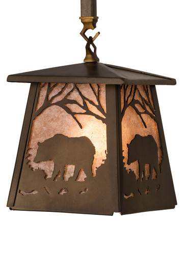 Bear At Dawn One Light Mini Pendant in Antique Copper (57|182073)