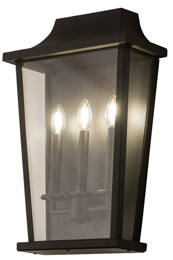 Bastille Three Light Wall Sconce in Solar Black (57|181919)