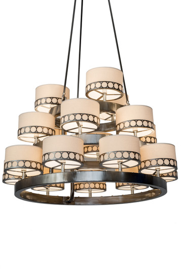 Cilindro 18 Light Chandelier in Satin Clear (57|181566)