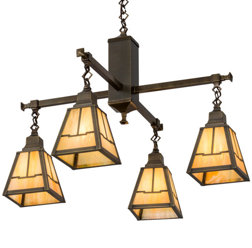 Valley View Four Light Pendant in Antique Brass Antique Brass (57|181230)